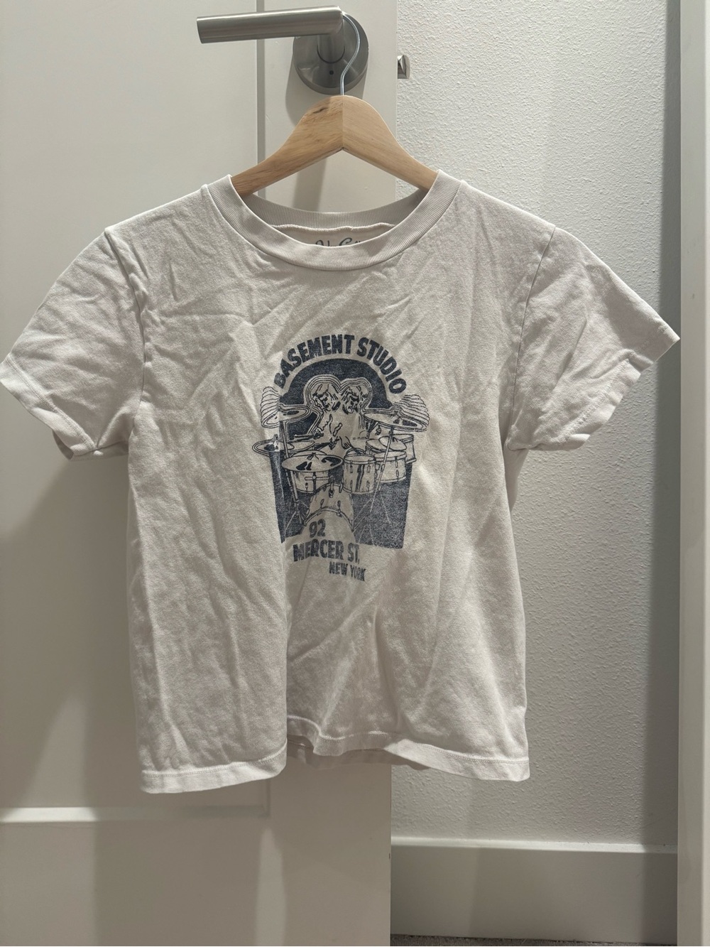 John Galt Basement Studio 92 Mercer St New York Graphic T-Shirt White One Size
